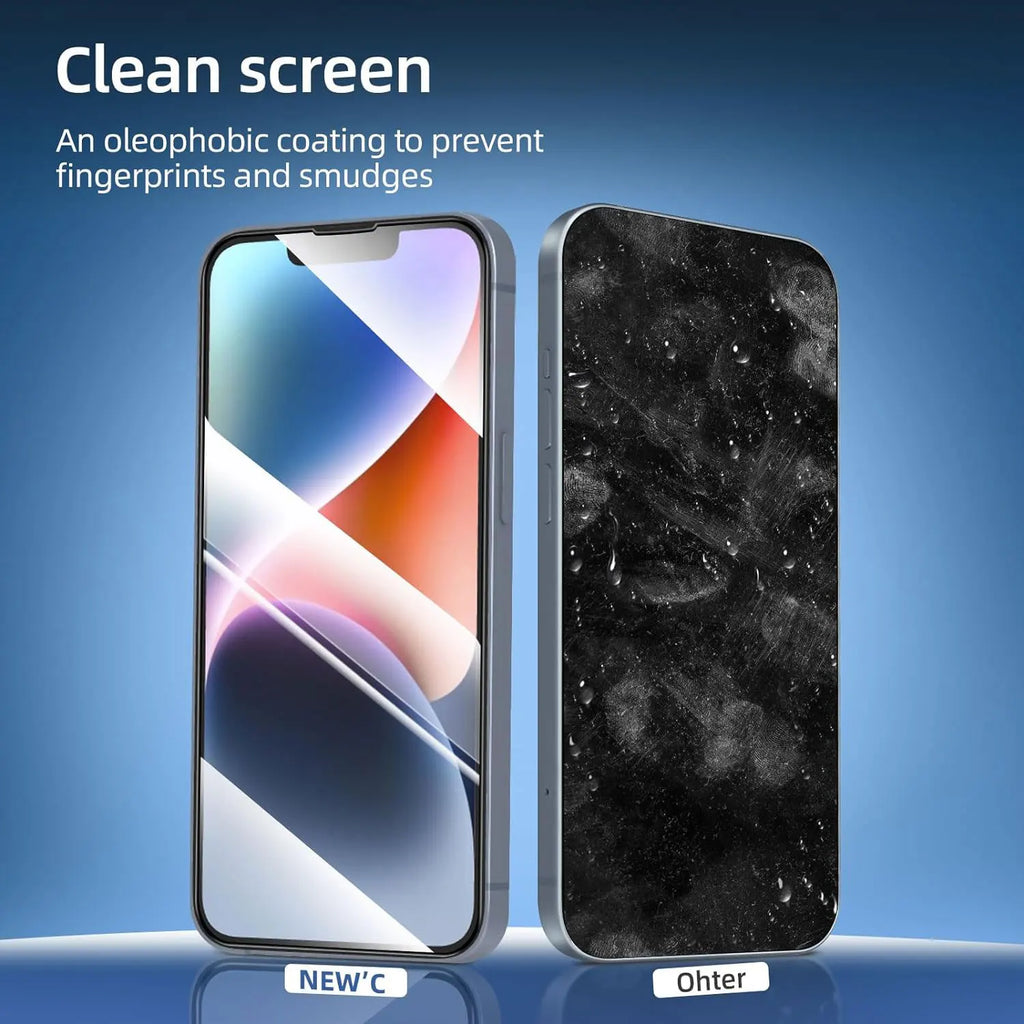 2-Pack Premium 99D Tempered Glass Screen Protector for iPhone