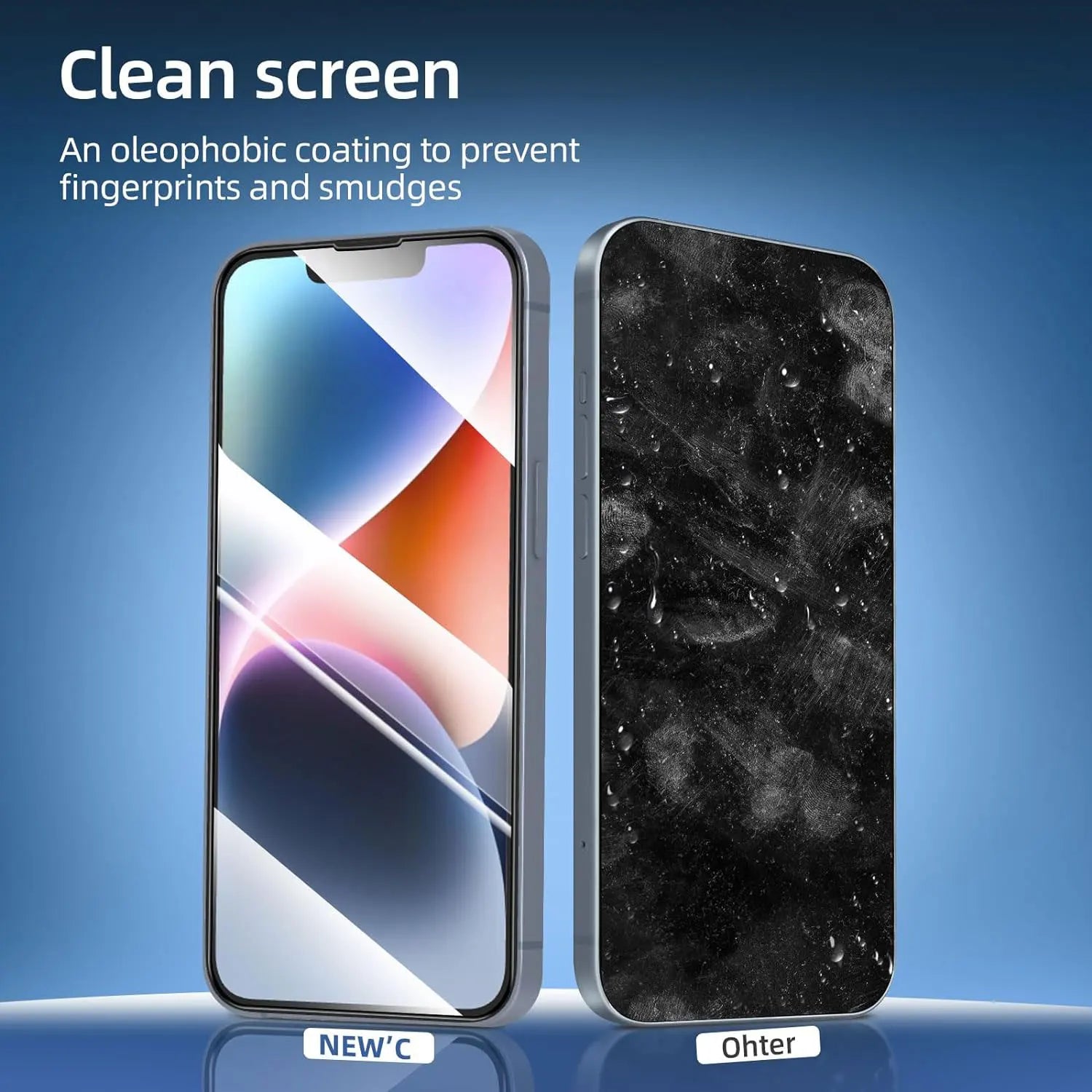 2-Pack Premium 99D Tempered Glass Screen Protector for iPhone