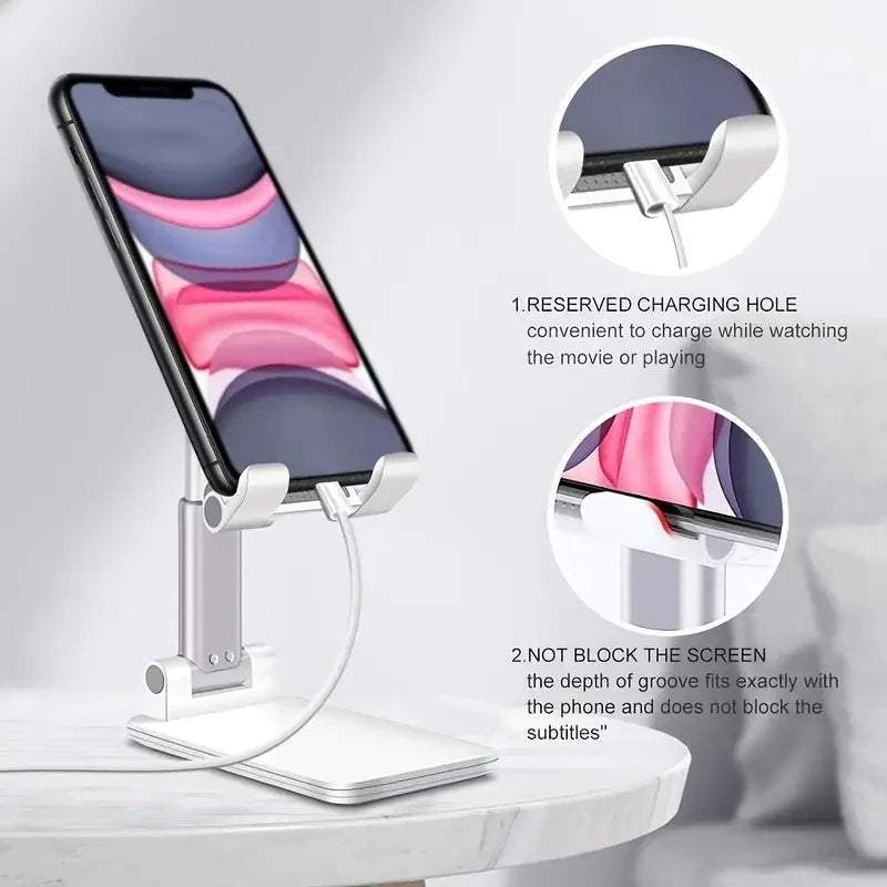 Adjustable Phone & Tablet Stand | Universal Desktop Holder