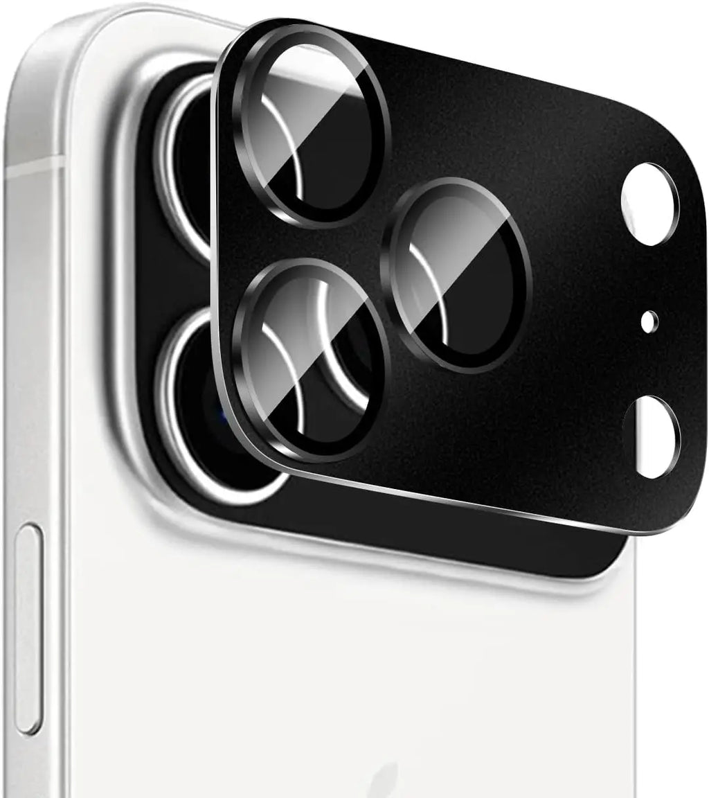Premium Metal Camera Lens Protector for iPhone | HD Tempered Glass Lens Cover
