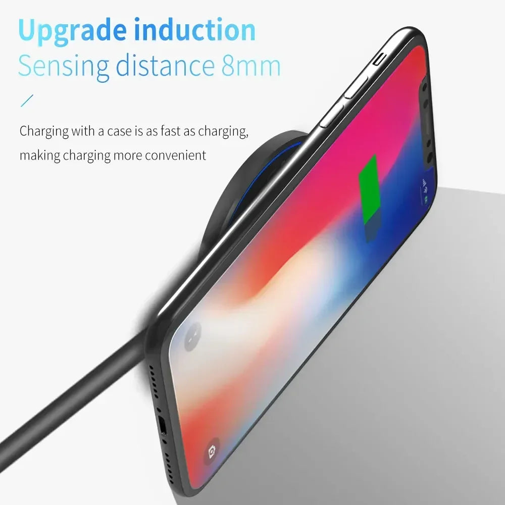Fast Wireless Charging Pad – Universal Qi Charger