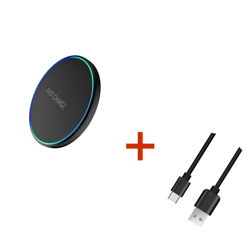 Fast Wireless Charging Pad – Universal Qi Charger