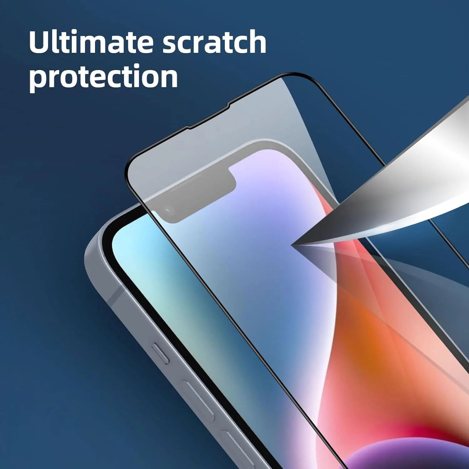 2-Pack Premium 99D Tempered Glass Screen Protector for iPhone