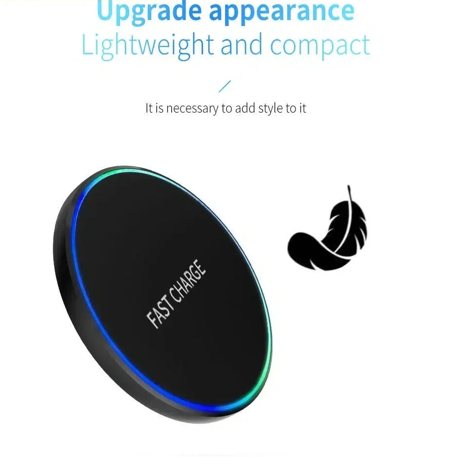Fast Wireless Charging Pad – Universal Qi Charger