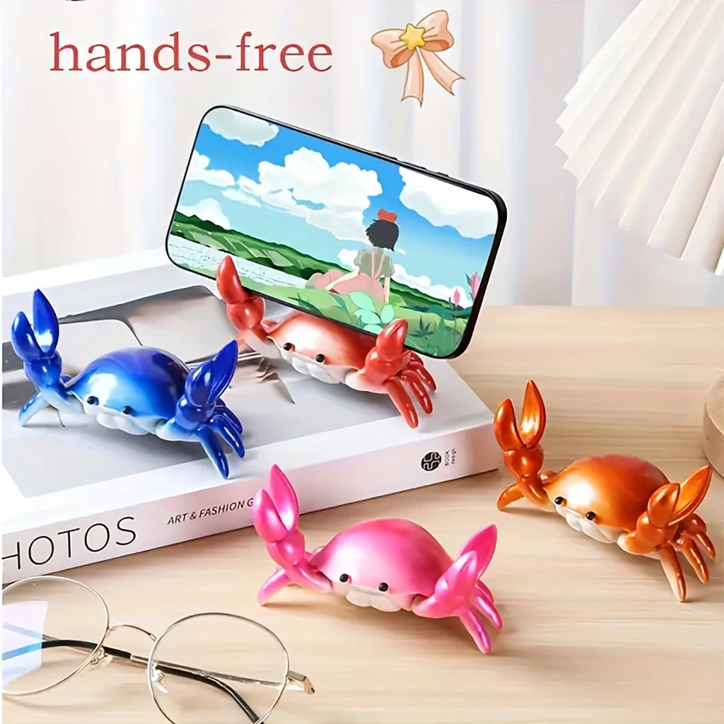 Cute Crab Desk Organizer & Phone Stand | Multi-Functional Desktop Holder