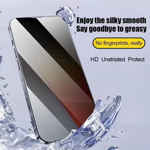 Easy-Install Privacy Screen Protector for iPhone | Anti-Spy Tempered Glass (1-3 Pack)