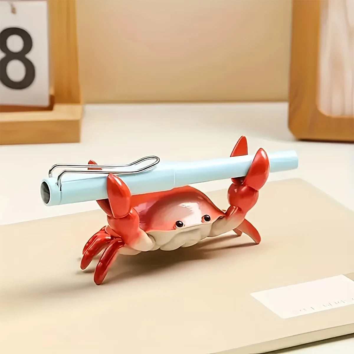 Cute Crab Desk Organizer & Phone Stand | Multi-Functional Desktop Holder