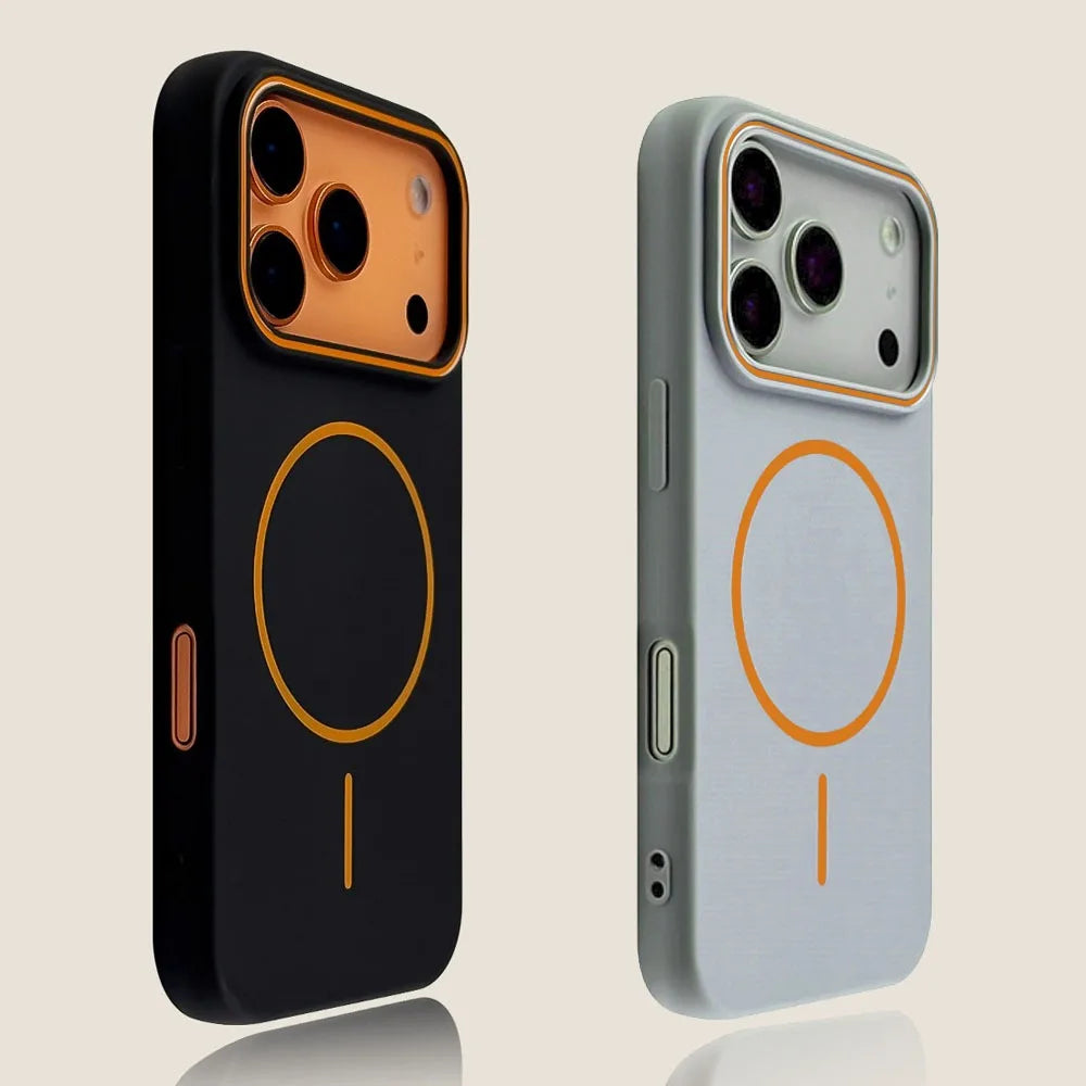 Luxury Magnetic Matte Soft Phone Case For iPhone