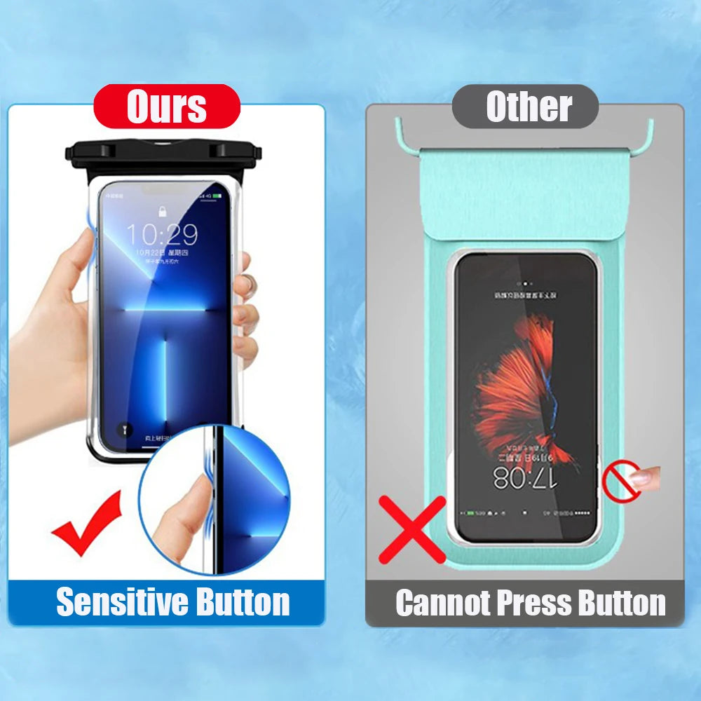 Universal Waterproof Phone Pouch – Keep Your Phone Safe Anywhere