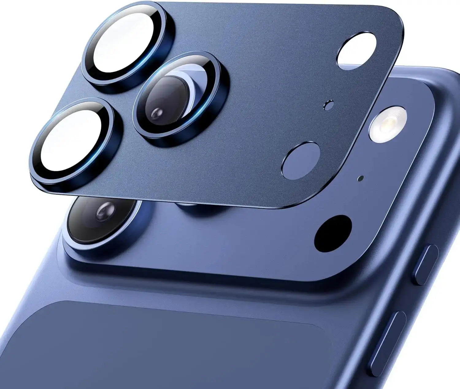 Premium Metal Camera Lens Protector for iPhone | HD Tempered Glass Lens Cover