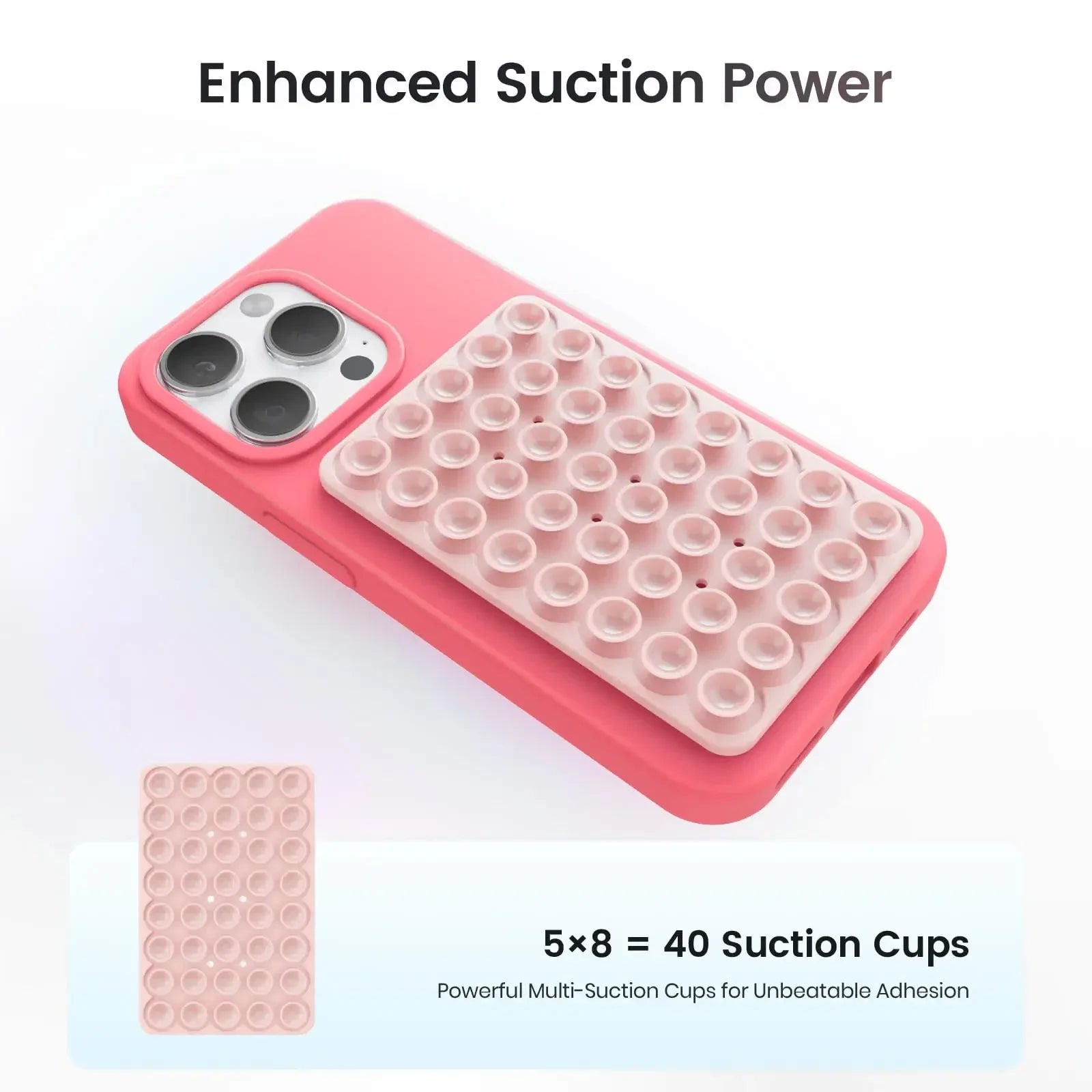 Silicone Suction Cup Phone Mount | Hands-Free Reusable Phone Holder