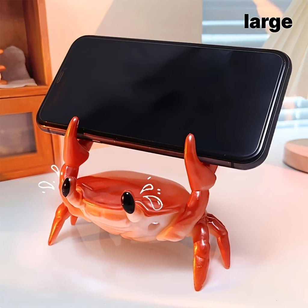 Cute Crab Desk Organizer & Phone Stand | Multi-Functional Desktop Holder