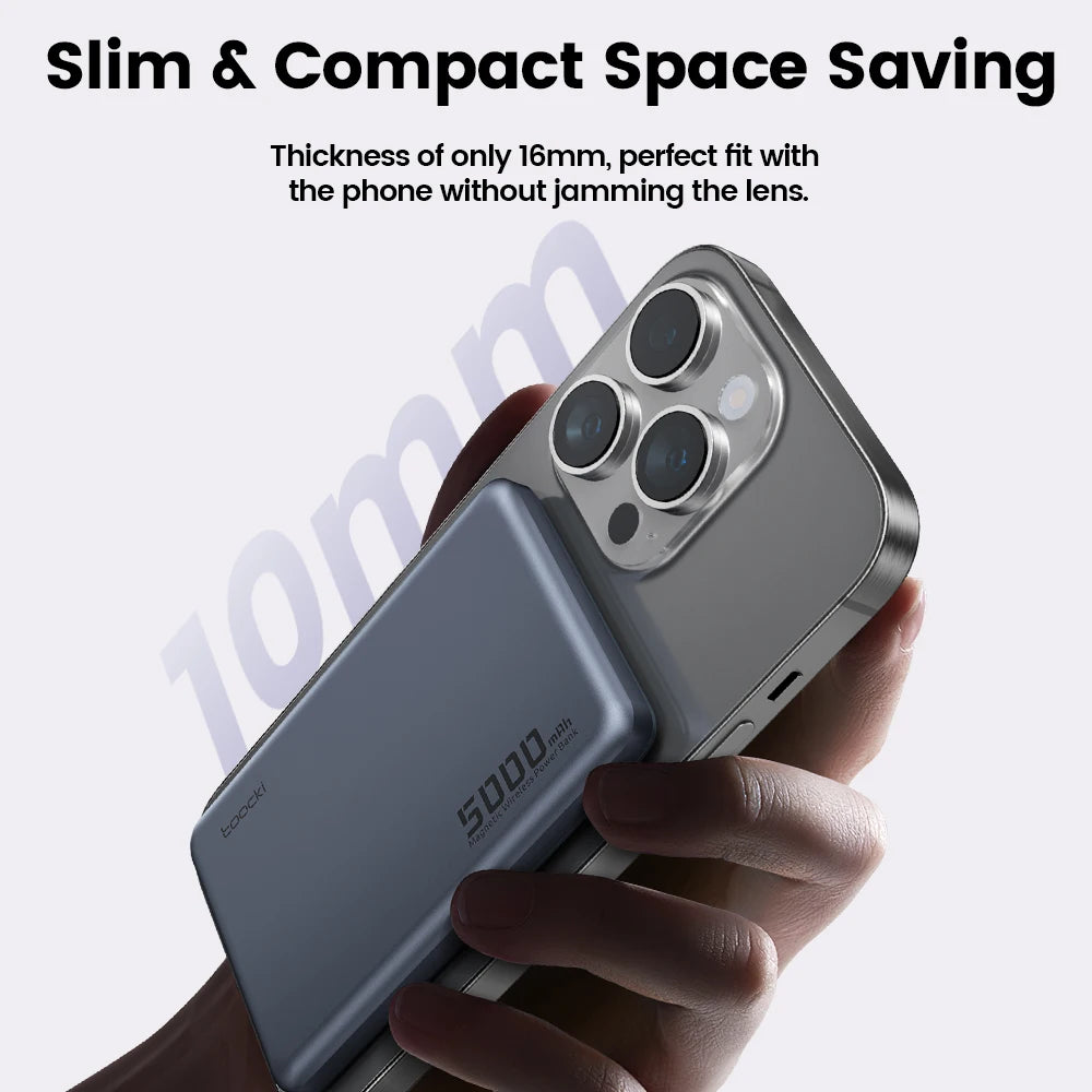 Magnetic Wireless Power Bank | 5000mAh / 10000mAh MagSafe Portable Charger
